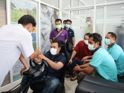 ฝึกและทดสอบทักษะการบังคับควบคุมพวงมาลัย