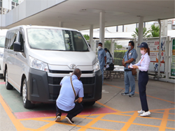 การตรวจสอบความปลอดภัยรอบตัวรถด้วยกระบวนการ KYT