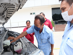 การตรวจสอบและเตรียมความพร้อมของยานพาหนะ