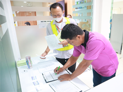 ลงทะเบียนรับเอกสารประกอบการฝึกอบรม