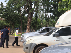 สาธิตเทคนิคการตรวจสอบความปลอดภัยรอบตัวรถ