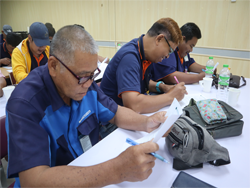 ทดสอบความรู้ก่อน และหลังการฝึกอบรม