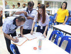ลงทะเบียนรับเอกสารประกอบการฝึกอบรม