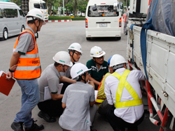 การตรวจสอบระบบรองรับน้ำหนัก และเอกสารกำกับการขนส่งสินค้า Load Rang Indicator