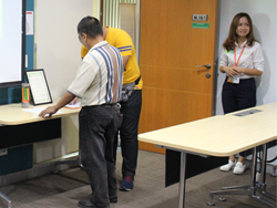 ลงทะเบียนรับเอกสารประกอบการฝึกอบรม