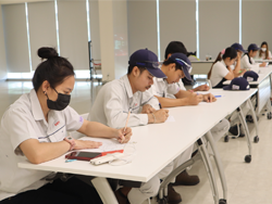 ทดสอบความรู้ก่อน และหลังการฝึกอบรม