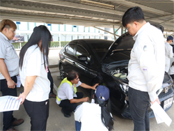 การตรวจสอบสภาพยาง และระบบรองรับน้ำหนัก		