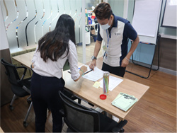 ลงทะเบียนทดสอบความรู้ก่อน และหลังการฝึกอบรม