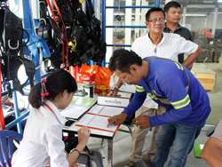 ลงทะเบียนรับเอกสารประกอบการฝึกอบรม