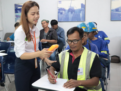 ตรวจวัดปริมาณแอลกอฮอลก่อนเริ่มต้นการฝึกอบรม