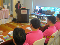 กล่าวรายงานวัตถุประสงค์การฝึกอบรม