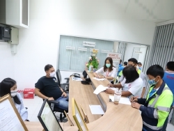 ลงทะเบียนรับเอกสารประกอบการฝึกอบรม