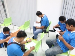 ลงทะเบียนรับเอกสารประกอบการฝึกอบรม