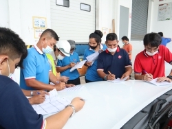 ปฏิบัติการตรวจสอบ และบำรุงรักษารถยนต์ประจำวัน