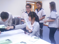 ลงทะเบียนรับเอกสารประกอบการฝึกอบรม