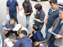 การตรวจสอบสภาพยางรถยนต์ และระบบรองรับน้ำหนักเบื้องต้น