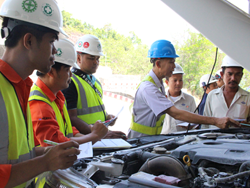 ปฏิบัติการตรวจสอบ และบำรุงรักษารถยนต์เบื้องต้น Pre-Trip Inspection and Basic Maintenance
