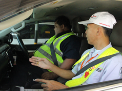 ฝึก และประเมินทักษะการขับรถเชิงป้องกันอุบัติเหตุบนถนนจริง On Road Evaluate with Instructor