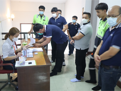 ลงทะเบียนรับเอกสารประกอบการฝึกอบรม