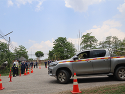 สาธิตเทคนิคการขับรถในสถานการณ์จำลอง