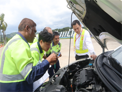 การตรวจสอบและเตรียมความพร้อมของยานพาหนะ