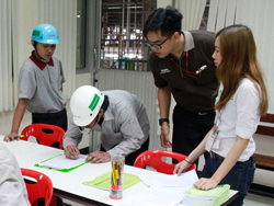 ลงทะเบียนรับเอกสารประกอบการฝึกอบรม