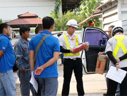 การตรวจสอบ และเตรียมความพร้อมของอุปกรณ์ความปลอดภัยประจำรถขนส่งวัตถุอันตราย
