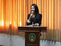 กล่าวต้อนรับ และกล่าวรายงานวัตถุประสงค์การจัดการฝึกอบรม