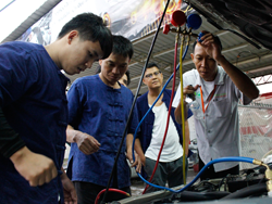 การตรวจสอบ และบำรุงรักษาระบบปรับอากาศรถยนต์เบื้องต้น