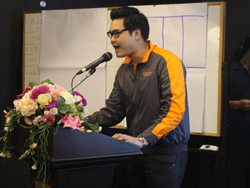 กล่าวต้อนรับผู้เข้ารับการฝึกอบรม และเปิดการฝึกอบรม