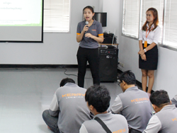 กล่าวต้อนรับพร้อมแนะนำวิทยากร และเปิดการฝึกอบรม