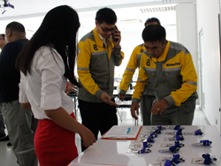 ลงทะเบียนรับเอกสารประกอบการฝึกอบรม