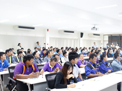 บรรยากาศการฝึกอบรมเต็มไปด้วยความสนุกสนาน