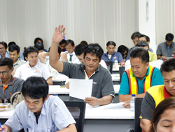 ถามตอบคำถามระหว่างการฝึกอบรม