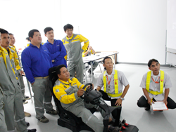 ฝึก และทดสอบปฏิกิริยาการตอบสนองในสถานการณ์ฉุกเฉินด้วยเครื่อง Driving Simulator