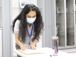 ลงทะเบียนรับเอกสารประกอบการฝึกอบรม