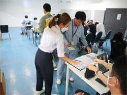 ลงทะเบียนทดสอบความรู้ก่อน และหลังการฝึกอบรม