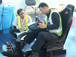 ฝึก และทดสอบปฏิกิริยาการตอบสนองในสถานการณ์ฉุกเฉินด้วยเครื่อง Driving Simulator