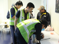 ลงทะเบียนรับเอกสารประกอบการฝึกอบรม