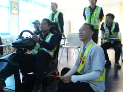 ฝึก และทดสอบปฏิกิริยาการตอบสนองในสถานการณ์ฉุกเฉินด้วยเครื่อง Driving Simulator