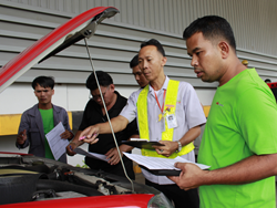 การตรวจสอบและเตรียมความพร้อมของยานพาหนะ