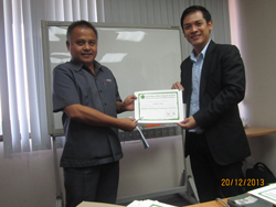 โฉมหน้าผู้ได้รับคะแนนสูงสุดในการฝึกอบรมครั้งนี้