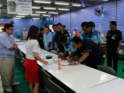 ลงทะเบียนรับเอกสารประกอบการฝึกอบรม
