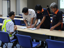 ลงทะเบียนรับเอกสารประกอบการฝึกอบรม