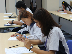 ทดสอบความรู้ก่อน และหลังการฝึกอบรม
