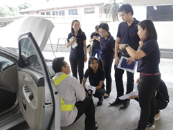 การตรวจสอบและเตรียมความพร้อมรถยนต์