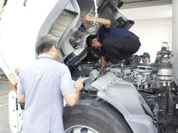 การตรวจสอบและเตรียมความพร้อมรถบรรทุก
