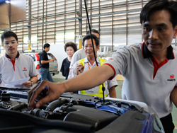 การตรวจสอบ และเตรียมความพร้อมของยานพาหนะ Daily Inspection
