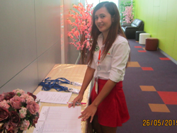 ลงทะเบียนรับเอกสารประกอบการฝึกอบรม