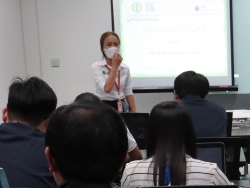 กล่าวต้อนรับพร้อมแนะนำวิทยากร และกิจกรรมฝึกอบรม